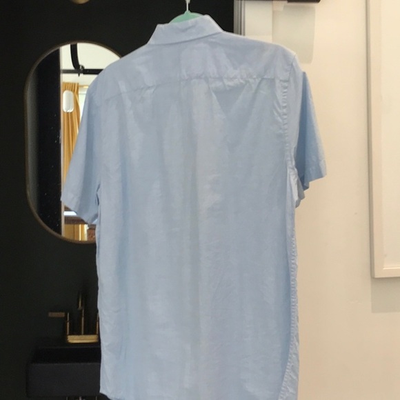 Banana Republic Blue Casual Button Down Shirt - Picture 4 of 4